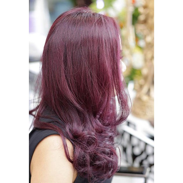 Thuốc nhuộm tóc màu tím đỏ - mikeche.hair | Shopee Việt Nam
